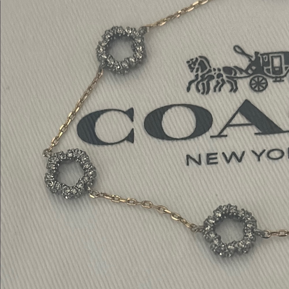 Coach Gold and Silver Charm Bracelet - Picture 2 of 4